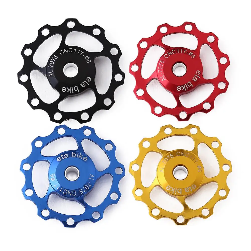 Bicycle Rear Derailleur 11T Teeth Pulley Bearing Jockey Wheel MTB Road Aluminum Road Bike Guide Roller Bearing Part Accessory
Bicycle Rear Derailleur 11T Teeth Pulley Bearing Jockey Wheel MTB Road Aluminum Road Bike Guide Roller Bearing Part Accessory