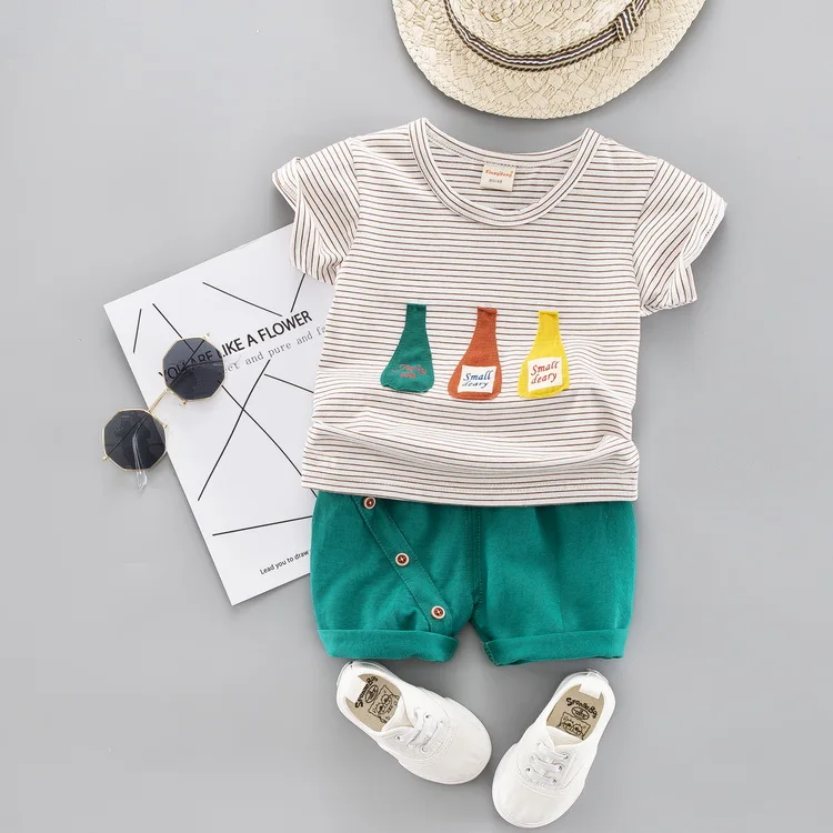 Cute Toddler Kid Infant Baby Summer Clothing Set 2019 New Children Clothing Short Sleeve Shirt Boys Suit
Cute Toddler Kid Infant Baby Summer Clothing Set 2019 New Children Clothing Short Sleeve Shirt Boys Suit