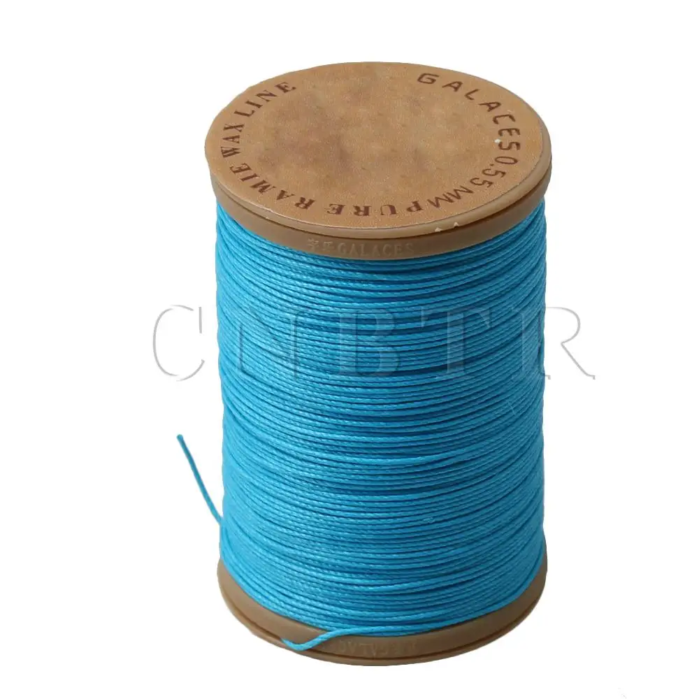 CNBTR 0.55mm Blue Ramie Waxed Linen Sewing Cord Wax String Stitching Thread 70 Meters for Leather Craft DIY Handmade
CNBTR 0.55mm Blue Ramie Waxed Linen Sewing Cord Wax String Stitching Thread 70 Meters for Leather Craft DIY Handmade