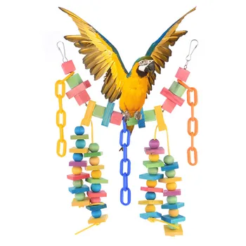 Rainbow Bridge Jr. Bird Toy Colurful Rainbow Bridge Bird Toys Parrot Swing Block Soft Chain Bridge 1pcs
Rainbow Bridge Jr. Bird Toy Colurful Rainbow Bridge Bird Toys Parrot Swing Block Soft Chain Bridge 1pcs