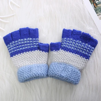 Hot Baby Gloves Half-Finger Gloves 2-8 Age Children Gloves Winter Warm Kids Gloves for Boys Girls Striped Knit New Year Gifts
Hot Baby Gloves Half-Finger Gloves 2-8 Age Children Gloves Winter Warm Kids Gloves for Boys Girls Striped Knit New Year Gifts