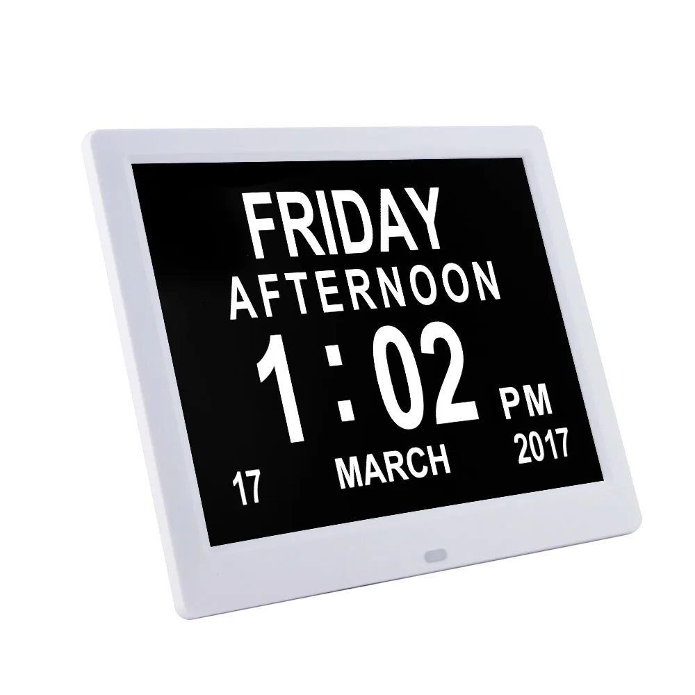 Pinwei Memory Loss Digital Calendar Photo Frame Day Clock Extra Large Non-Abbreviated Day & Month Perfect for Seniors Elderly
Pinwei Memory Loss Digital Calendar Photo Frame Day Clock Extra Large Non-Abbreviated Day & Month Perfect for Seniors Elderly