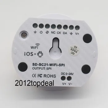 WiFi SPI RGB LED Pixel Strip WiFi Controller Support WS2811 WS2812B TM1809 TM1812 LPD6803 WS2801 UCS1903 TLS3001 IC DC5-24V 10A
WiFi SPI RGB LED Pixel Strip WiFi Controller Support WS2811 WS2812B TM1809 TM1812 LPD6803 WS2801 UCS1903 TLS3001 IC DC5-24V 10A
