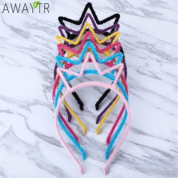 AWAYTR Woman Headwear Candy Color Girls Princess Hairband Beautiful Flannel Crown Tiara Hoop Headbands Hair Band Accessories
AWAYTR Woman Headwear Candy Color Girls Princess Hairband Beautiful Flannel Crown Tiara Hoop Headbands Hair Band Accessories