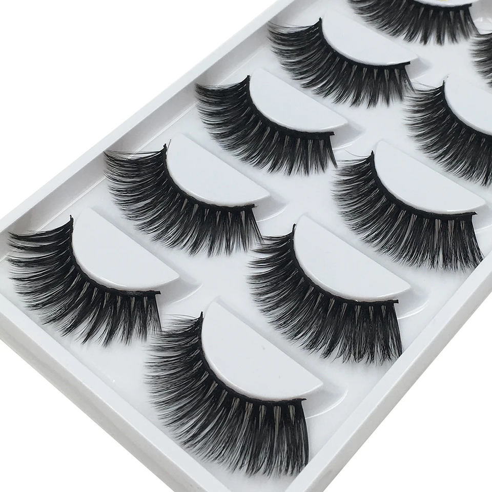 YAQIMEIER 5 Pairs False eyelashes 3D Mink Lashes Natural Makeup Eyelash Extension Long Cross Volume Soft Fake Eye Lashes
YAQIMEIER 5 Pairs False eyelashes 3D Mink Lashes Natural Makeup Eyelash Extension Long Cross Volume Soft Fake Eye Lashes