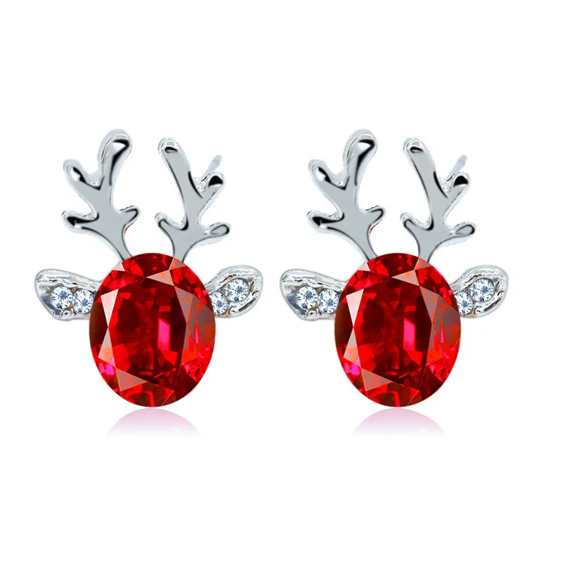 Fashion Christmas Jewelry Crystal Earrings For Women Cute Three-dimensional Reindeer Antlers Stud Earrings Charm Ear Jewelry
Fashion Christmas Jewelry Crystal Earrings For Women Cute Three-dimensional Reindeer Antlers Stud Earrings Charm Ear Jewelry