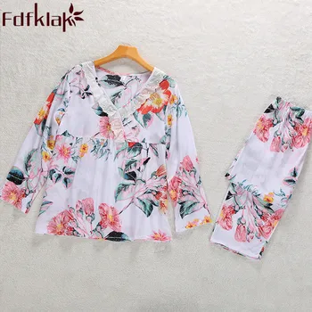 Summer 2019 New Women's Tracksuits Pyjama Femme Pajamas Set Women Sleepwear Pijama Mujer Underwear Set Plus Size M-XXL Fdfklak
Summer 2019 New Women's Tracksuits Pyjama Femme Pajamas Set Women Sleepwear Pijama Mujer Underwear Set Plus Size M-XXL Fdfklak