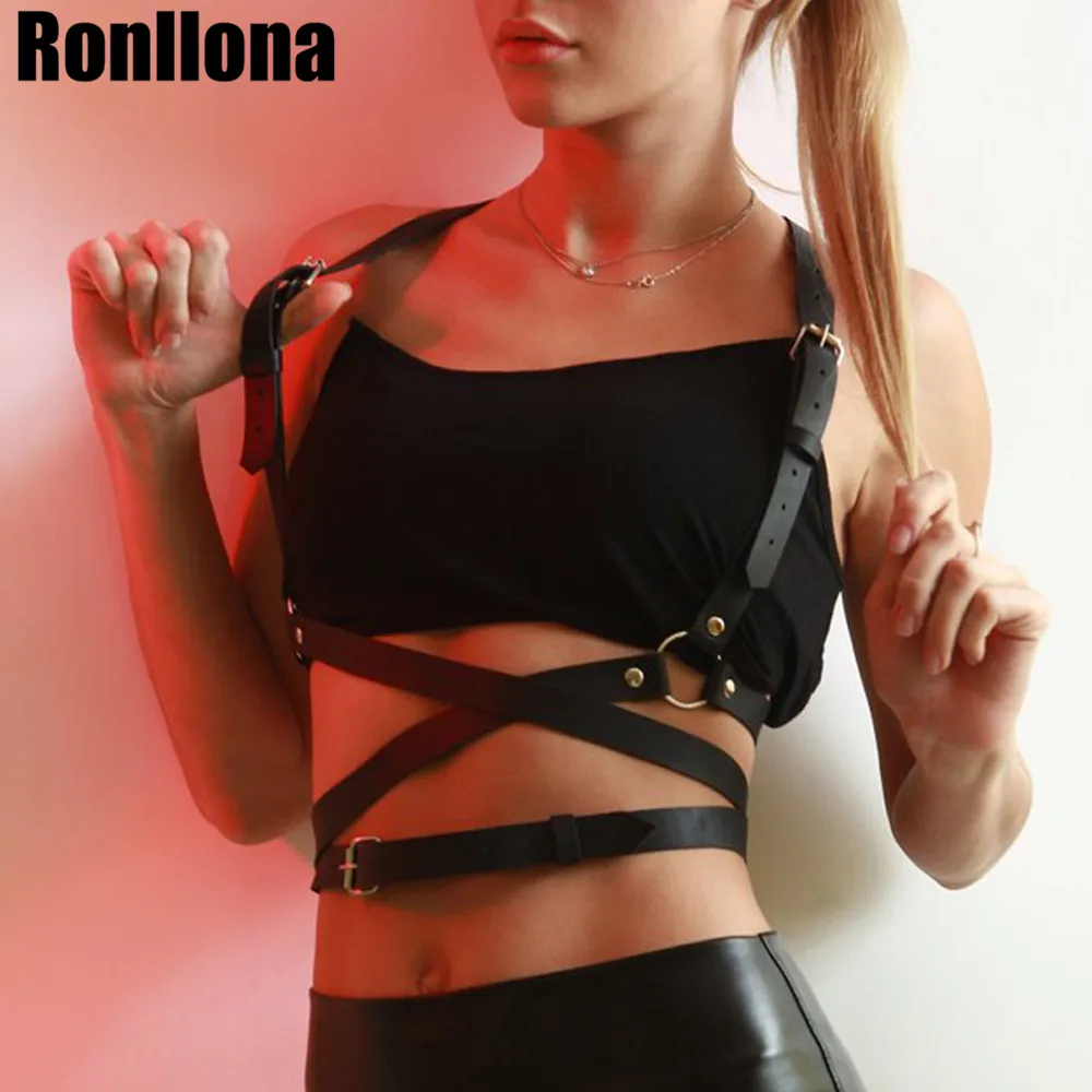 Leather Body Chest Harness Set Underwear Women Goth Top Garter Belt Waist Leather Harness Bra Body Cage Harajuku Fetish Women
Leather Body Chest Harness Set Underwear Women Goth Top Garter Belt Waist Leather Harness Bra Body Cage Harajuku Fetish Women