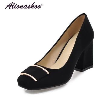 2019 Plus Size 34-43 Black Buckle Women Shoes Fashion Spring Faux Suede Square Toe Pumps For Ladies High Heel Dress Women Shoes
2019 Plus Size 34-43 Black Buckle Women Shoes Fashion Spring Faux Suede Square Toe Pumps For Ladies High Heel Dress Women Shoes