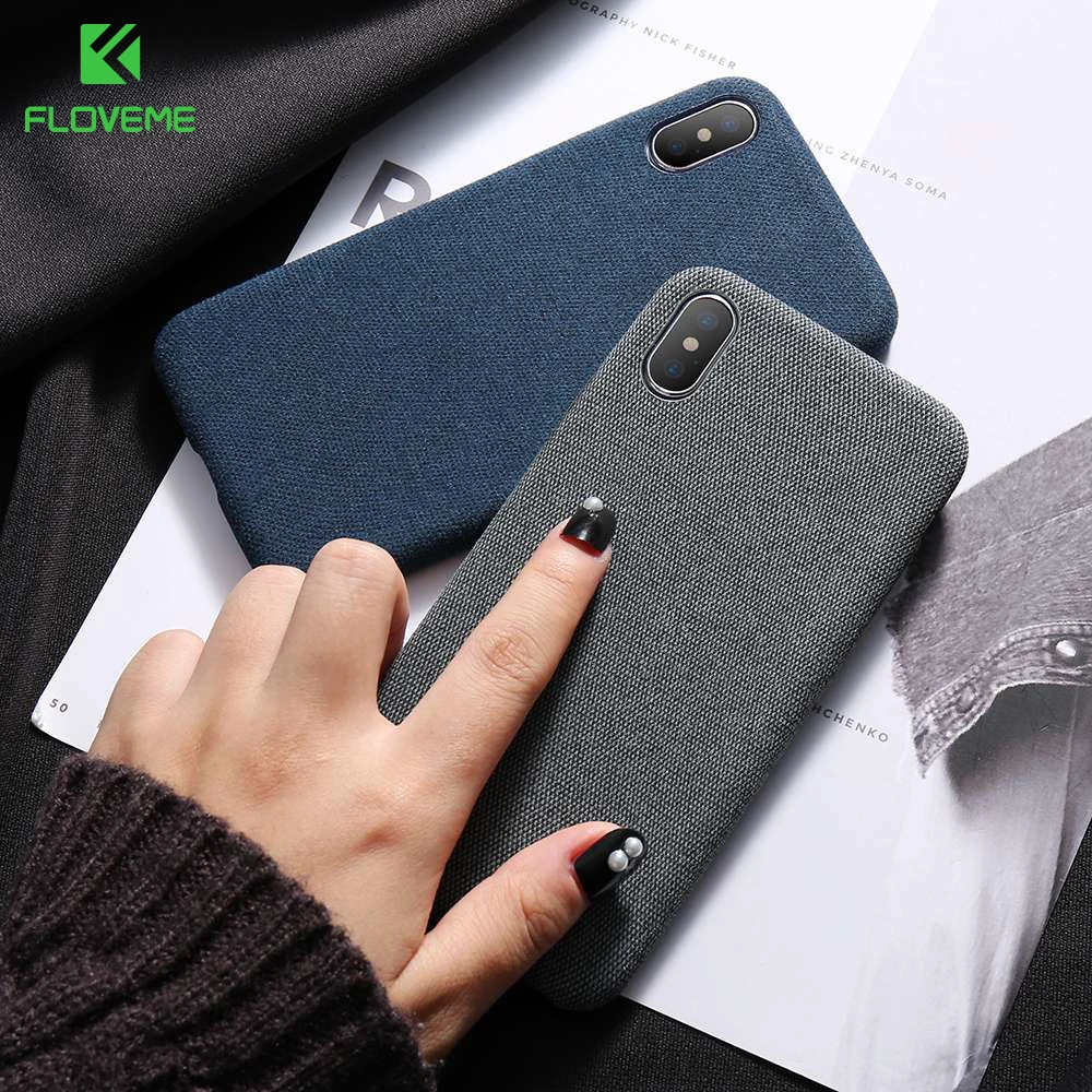 FLOVEME Cloth Texture Case for iPhone X 8 7 plus Soft Phone Cases for iPhone 8 iPhone 6 6s plus Back Cover Business Capa Conque
FLOVEME Cloth Texture Case for iPhone X 8 7 plus Soft Phone Cases for iPhone 8 iPhone 6 6s plus Back Cover Business Capa Conque