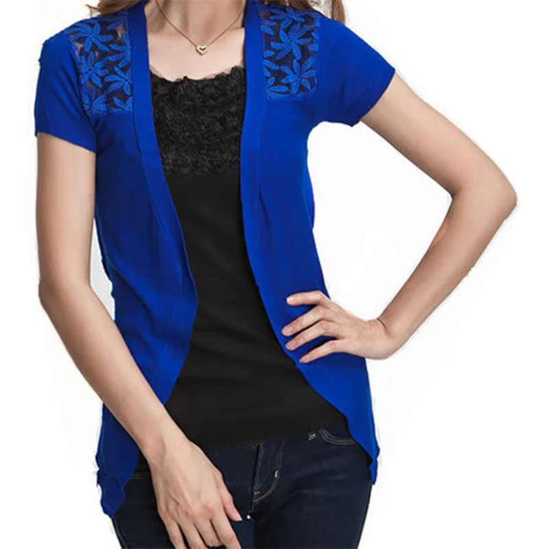 Short Sleeve New Cardigan Women Spring Summer Coat Slim Thin Knit Sweater Hollow Jacket Lace Shawl Sun Shirt Vestidos LXJ244
Short Sleeve New Cardigan Women Spring Summer Coat Slim Thin Knit Sweater Hollow Jacket Lace Shawl Sun Shirt Vestidos LXJ244