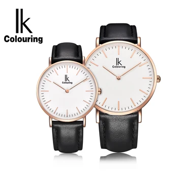 IK Colouring Couple Watch Simple Design Ultra Thin Case Japan Quartz Movement Leather Strap Designer Watch Lovers' Wristwatch
IK Colouring Couple Watch Simple Design Ultra Thin Case Japan Quartz Movement Leather Strap Designer Watch Lovers' Wristwatch