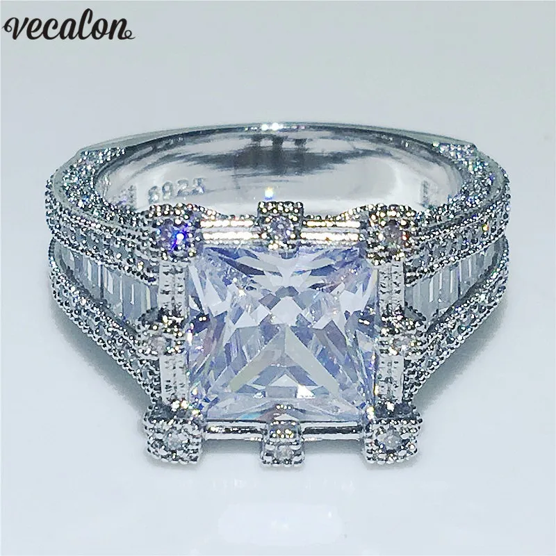 Vecalon Vintage Royal Ring 925 sterling silver 3ct Cubic Zirconia Engagement Wedding band rings for women men Fashion Jewelry
Vecalon Vintage Royal Ring 925 sterling silver 3ct Cubic Zirconia Engagement Wedding band rings for women men Fashion Jewelry