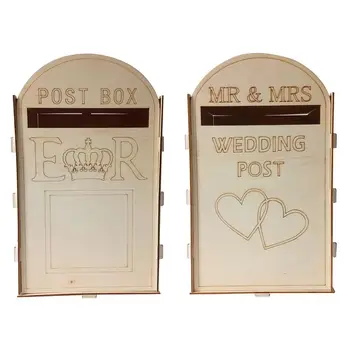 Wooden Wedding Post Box Royal Mail Styled MDF Storage Box Party Supplies Weeding Decoration For Weddings
Wooden Wedding Post Box Royal Mail Styled MDF Storage Box Party Supplies Weeding Decoration For Weddings