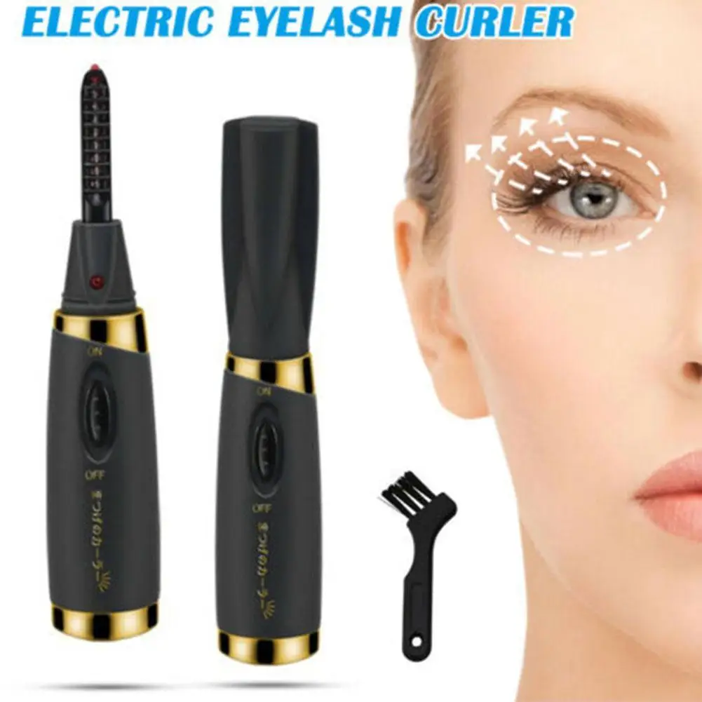 

Electric eyelash curler USB rechargeable eyelashes styling device Thermostatic heated eyelash curler long lasting makeup tool