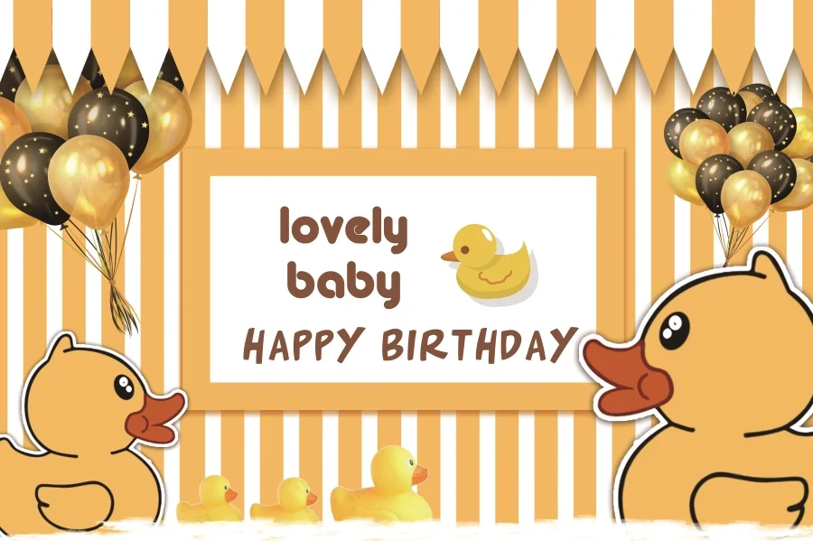 Laeacco Baby Birthday Backgrounds For Photography Duck Stripes Balloons Family Party Child Portrait Photo Backdrops Photo Studio
Laeacco Baby Birthday Backgrounds For Photography Duck Stripes Balloons Family Party Child Portrait Photo Backdrops Photo Studio