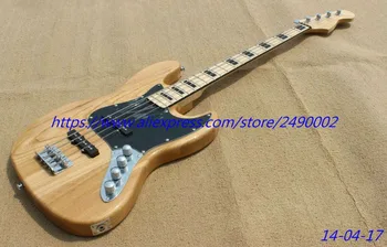 Best Electric guitar bass natural color high glossy finished,maple neck and fingerboard,black block inlay,chrome parts!
Best Electric guitar bass natural color high glossy finished,maple neck and fingerboard,black block inlay,chrome parts!