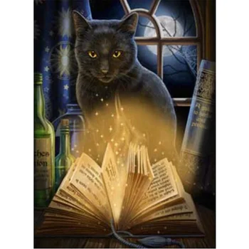 2017 new 5d square diamond embroidery cat and book diy cross stitch square resin full diamond painting wall picture gifts Y976
2017 new 5d square diamond embroidery cat and book diy cross stitch square resin full diamond painting wall picture gifts Y976