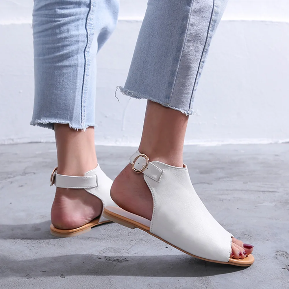Shoes Women 2019 Summer Sandals Sapato Feminin Comfy PU Shopping Flat Sole Sandal For Women Shoes Peep Toe Sandalias Mujer NEW
Shoes Women 2019 Summer Sandals Sapato Feminin Comfy PU Shopping Flat Sole Sandal For Women Shoes Peep Toe Sandalias Mujer NEW