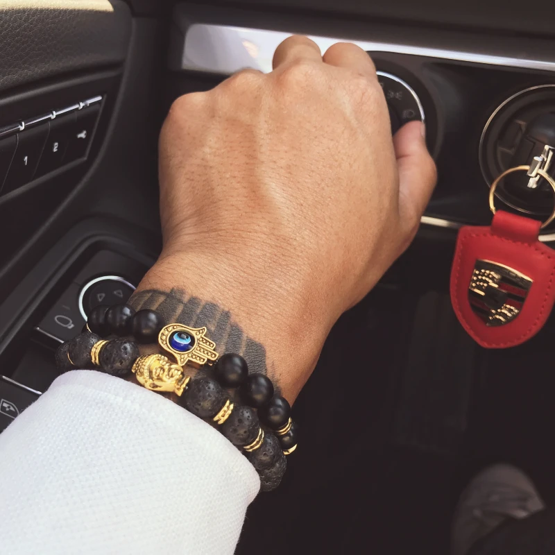 Mcllroy Bracelet men/beads/natural stone/stainless/buddha/bracelet male hamsa lava stone bracelets men jewelry erkek bileklik
Mcllroy Bracelet men/beads/natural stone/stainless/buddha/bracelet male hamsa lava stone bracelets men jewelry erkek bileklik
