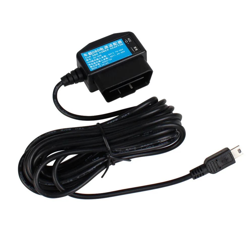 16pin OBD car charger DC converter 12V 24V To 5V 2A USB Micro charger adapter Ux
