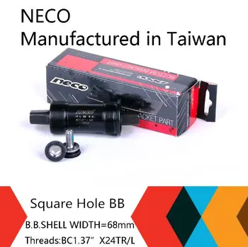 Neco Bottom Bracket Bike MTB Square 68mm Steel Sealed Bearing BB Bolt 110.5/113/118/122.5/103/107mm
Neco Bottom Bracket Bike MTB Square 68mm Steel Sealed Bearing BB Bolt 110.5/113/118/122.5/103/107mm
