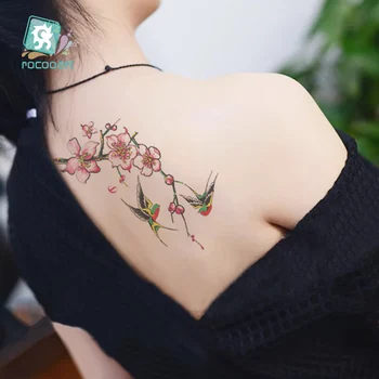 New Arrvial 2019 Beautiful Flower Bird Tattoo Designs Butterfly Wild Body Art Temporary Fake Tatoo Sticker Taty For Shoulder
New Arrvial 2019 Beautiful Flower Bird Tattoo Designs Butterfly Wild Body Art Temporary Fake Tatoo Sticker Taty For Shoulder