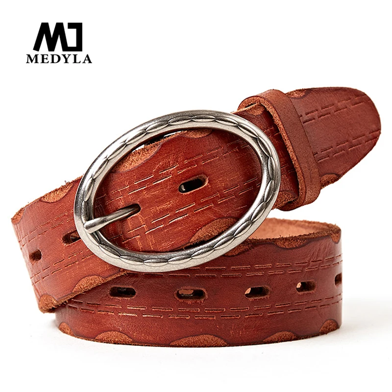 MEDYLA Hot Fashion Men Belts Luxury Designer Top Layer Quality Genuine Leather Belt Man Cow Skin Strap Jeans Girdle for Male
MEDYLA Hot Fashion Men Belts Luxury Designer Top Layer Quality Genuine Leather Belt Man Cow Skin Strap Jeans Girdle for Male