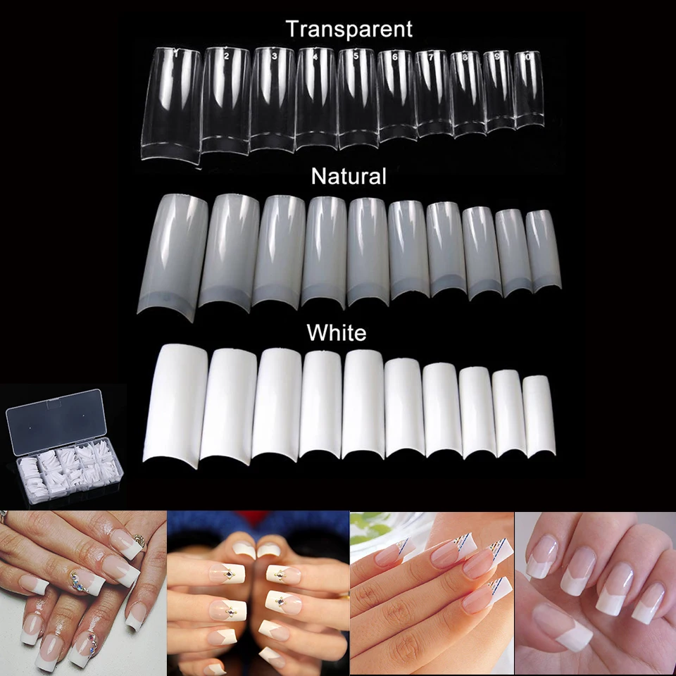 500pcs 10 Sizes with Box DIY Acrylic UV Gel French False Nail Tips Artificial Fake Nails Art Manicure Tools
500pcs 10 Sizes with Box DIY Acrylic UV Gel French False Nail Tips Artificial Fake Nails Art Manicure Tools