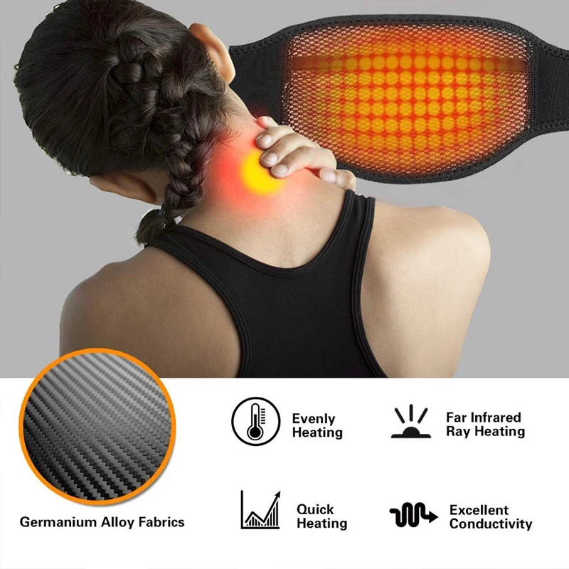 Far Infrared Portable Electric Heating Pad Brace for Neck 3 Temperatures Control with USB Cable Hot Therapy Pain Fatigue Relieve
Far Infrared Portable Electric Heating Pad Brace for Neck 3 Temperatures Control with USB Cable Hot Therapy Pain Fatigue Relieve