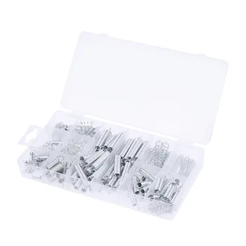 200PCS Spring assortment Spiral Spring Galvanized Spring Set Spring Rate Extension Spring
