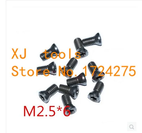 Free Shipping 50pcs M2.5x6mm Insert Torx Screw for Replaces Carbide Inserts CNC Lathe Tool
Free Shipping 50pcs M2.5x6mm Insert Torx Screw for Replaces Carbide Inserts CNC Lathe Tool