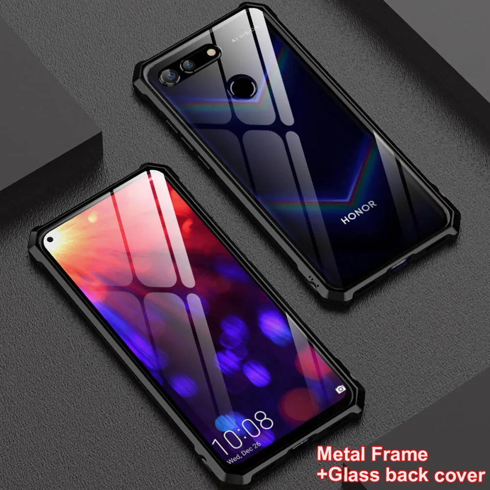 Huawei Honor View 20 case cover Tempered Glass back cover for Huawei Honor V20 case Aluminum Bumper Metal Frame shockproof cover
Huawei Honor View 20 case cover Tempered Glass back cover for Huawei Honor V20 case Aluminum Bumper Metal Frame shockproof cover