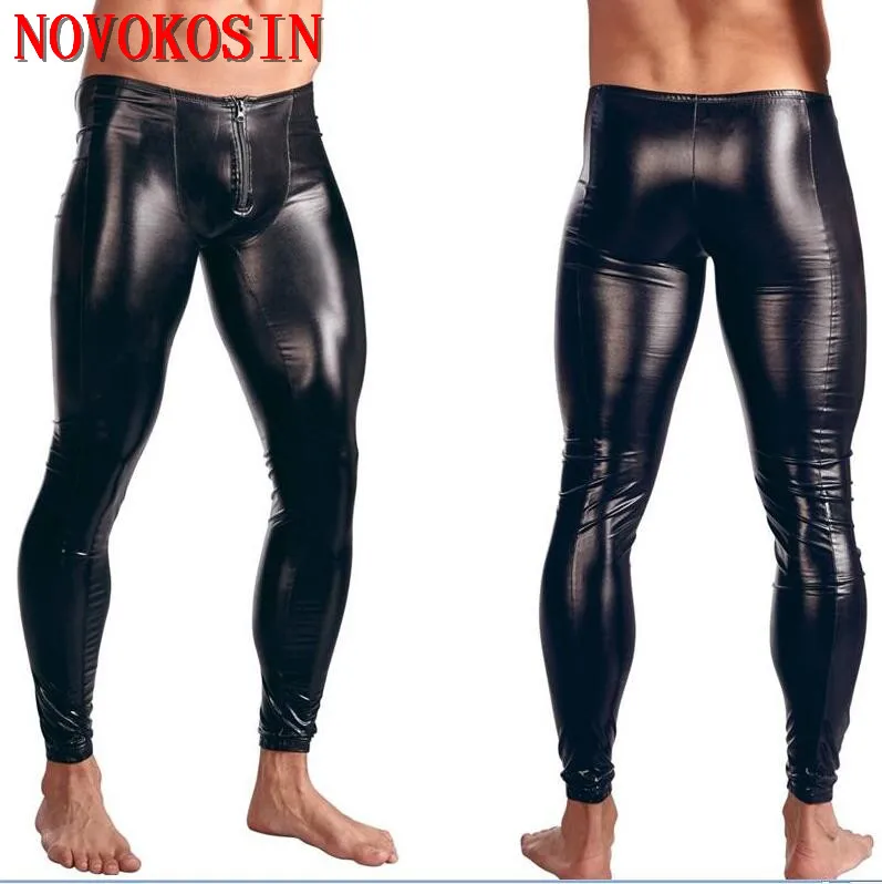 KH11 2018 New Sexy Front Zipper Faux Leather Tight Pants PU Low Waist Solid Performance Pants Men Sexy Lingerie
KH11 2018 New Sexy Front Zipper Faux Leather Tight Pants PU Low Waist Solid Performance Pants Men Sexy Lingerie