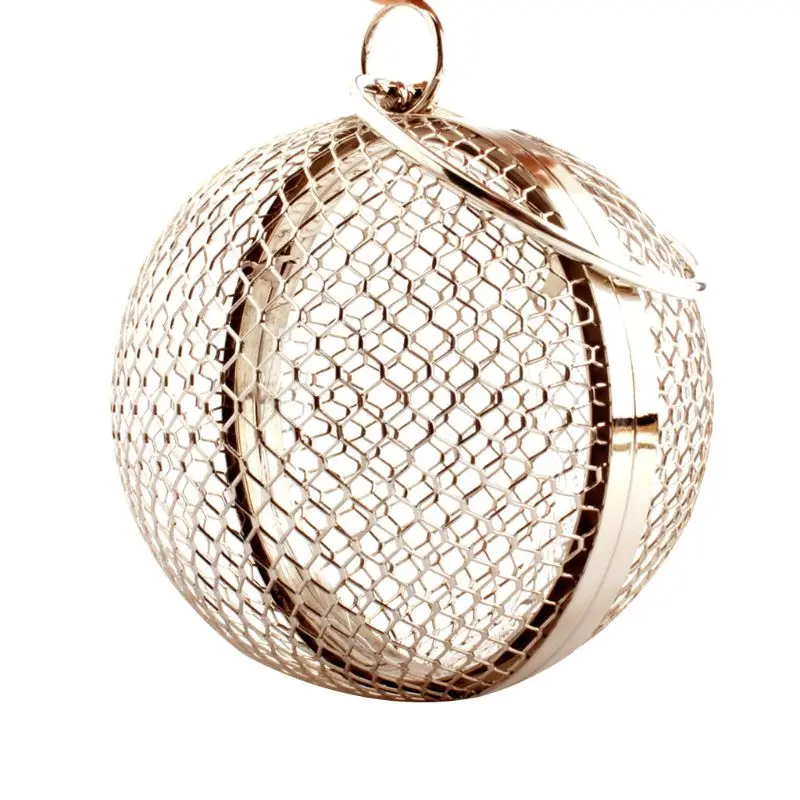 2019 New Style Women Round Shape Hollow Metal Shoulder Bag Evening Bag Clutch Handbag Wedding Party Purse
2019 New Style Women Round Shape Hollow Metal Shoulder Bag Evening Bag Clutch Handbag Wedding Party Purse