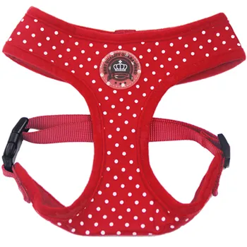 Adjustable Puppy Cat Cotton Harness & Leash Dot Design 4 Colors Size XS to XXL For Chihuahua
Adjustable Puppy Cat Cotton Harness & Leash Dot Design 4 Colors Size XS to XXL For Chihuahua