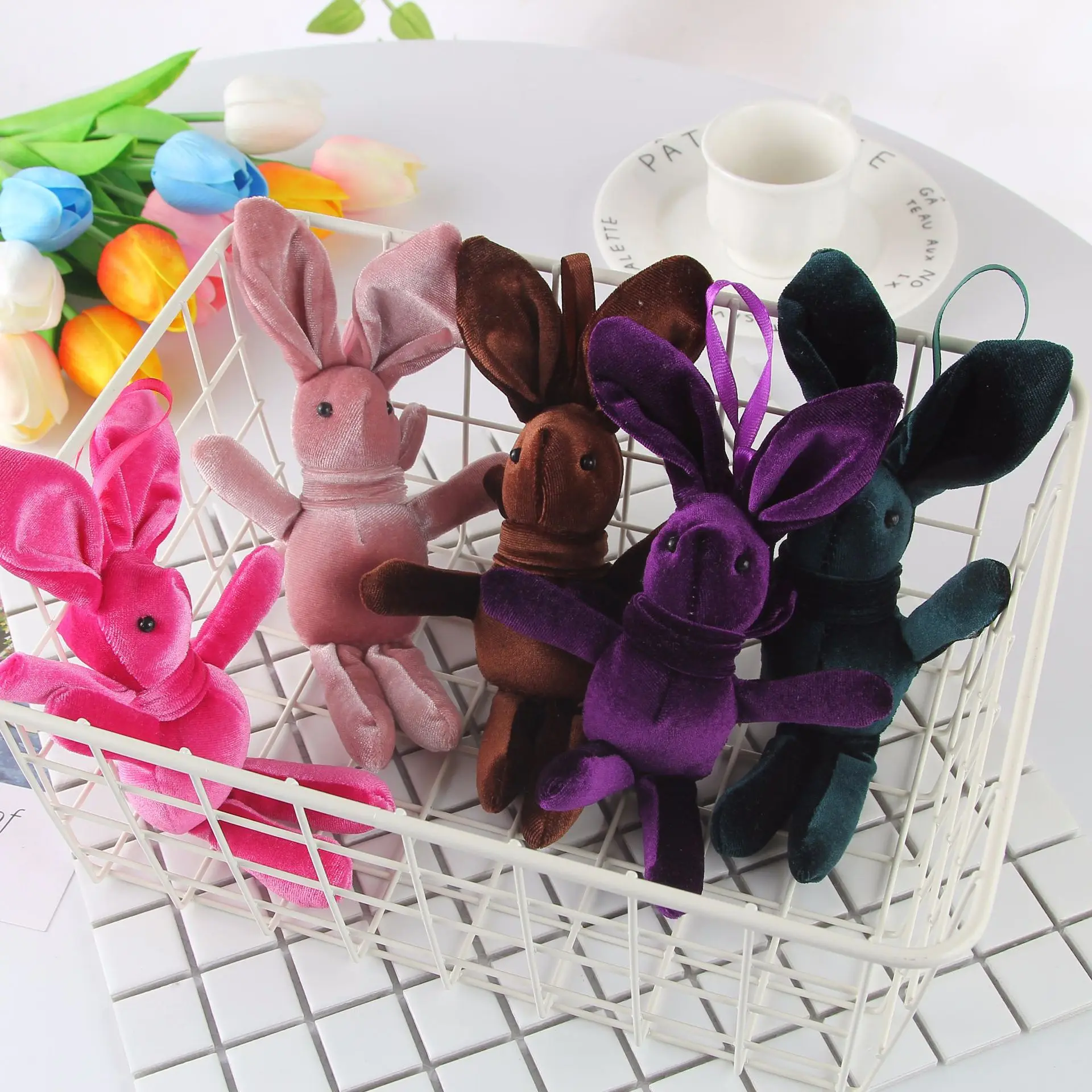 Hot Kawaii Plush Doll Multi-color Velvet Rabbit Stuffed Pendant Soft Wish Bouquet Rabbit Bag/fashion Accessories Plush Toys
Hot Kawaii Plush Doll Multi-color Velvet Rabbit Stuffed Pendant Soft Wish Bouquet Rabbit Bag/fashion Accessories Plush Toys