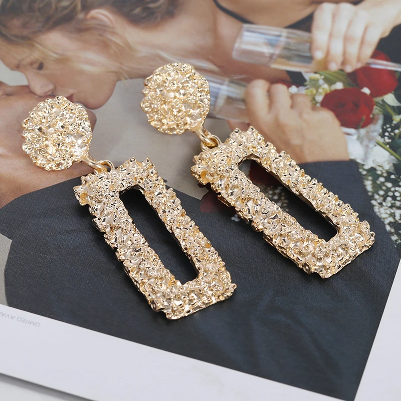 Flashbuy Metal Geometric Alloy Drop Dangle Earrings For Women Vintage Geometry Exaggeration Gold Silver Earings Gift Jewelry
Flashbuy Metal Geometric Alloy Drop Dangle Earrings For Women Vintage Geometry Exaggeration Gold Silver Earings Gift Jewelry