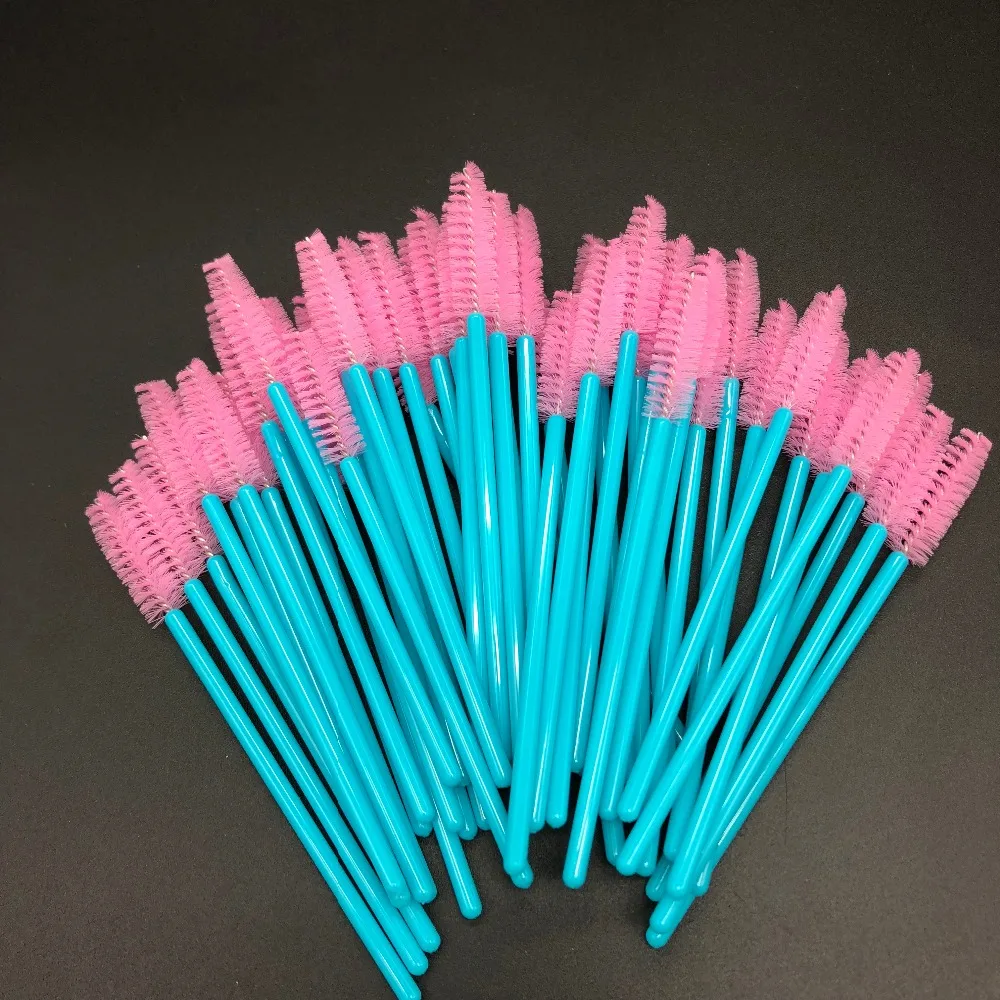 New Arrived 300pcs Blue Handle Pink Brushes Top Quality Nylon Disposable Mascara Wands Lashes Makeup Brushes Eyelash Extension
New Arrived 300pcs Blue Handle Pink Brushes Top Quality Nylon Disposable Mascara Wands Lashes Makeup Brushes Eyelash Extension