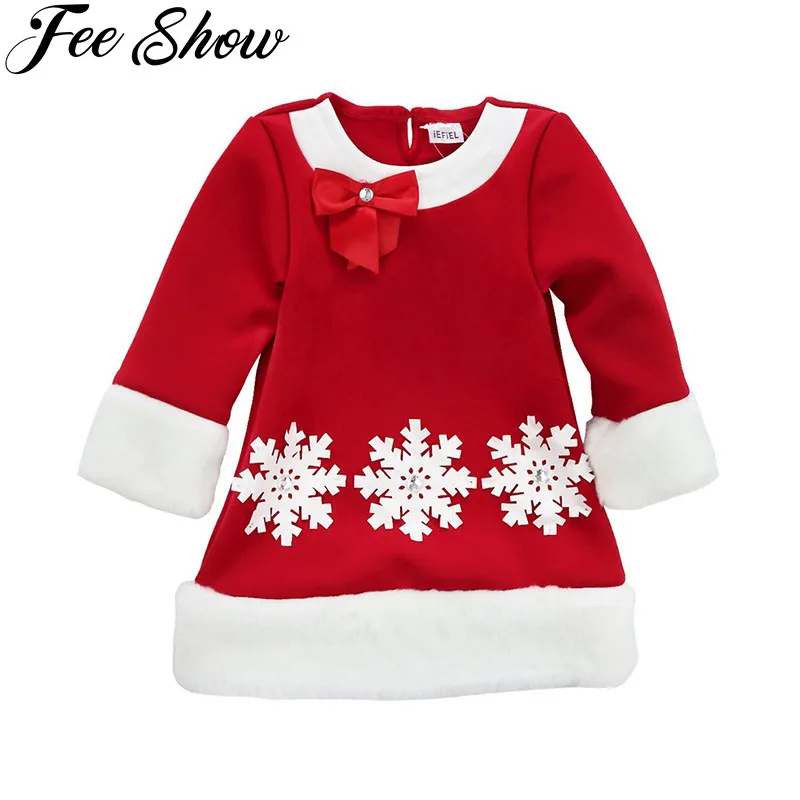 New Year Girls Toddlers Infant Christmas Snowflake Full Sleeve Santa Claus Dresses Costume SZ 2T-6Y Clothing Festive Cute
New Year Girls Toddlers Infant Christmas Snowflake Full Sleeve Santa Claus Dresses Costume SZ 2T-6Y Clothing Festive Cute