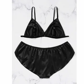 Fashion Sexy Pijama Mujer Seda Sleepwear Polyester Women Plus Lingerie Nightwear Plain Lingerie Set Women Satin Sexy Lingerie
Fashion Sexy Pijama Mujer Seda Sleepwear Polyester Women Plus Lingerie Nightwear Plain Lingerie Set Women Satin Sexy Lingerie