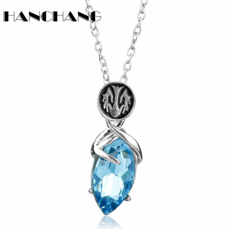 Hot Online Game Jewelry Final Fantasy YUNA Necklace Blue Crystal Pendants Necklaces Women Accessories Choker Necklace Colar
Hot Online Game Jewelry Final Fantasy YUNA Necklace Blue Crystal Pendants Necklaces Women Accessories Choker Necklace Colar