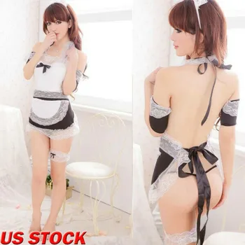 Cute Lace Lingerie Set Women Lady Sexy Lingerie Black White Babydoll Maid Uniform Clubwear Skirt Cosplay Sets
Cute Lace Lingerie Set Women Lady Sexy Lingerie Black White Babydoll Maid Uniform Clubwear Skirt Cosplay Sets