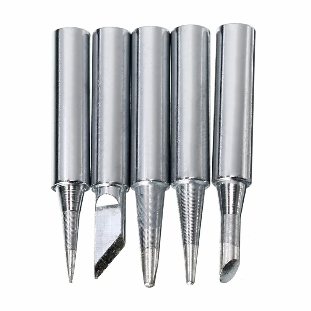 5pcs 900M-T Metal Replacement Solder Lead-free Iron Head Tips for Hakko Soldering Rework Welding Tool
5pcs 900M-T Metal Replacement Solder Lead-free Iron Head Tips for Hakko Soldering Rework Welding Tool