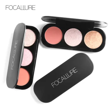 Focallure 3 colors blush makeup cosmetic natural blushes pink blush bronzer blush maquiagem face make up Palette
Focallure 3 colors blush makeup cosmetic natural blushes pink blush bronzer blush maquiagem face make up Palette
