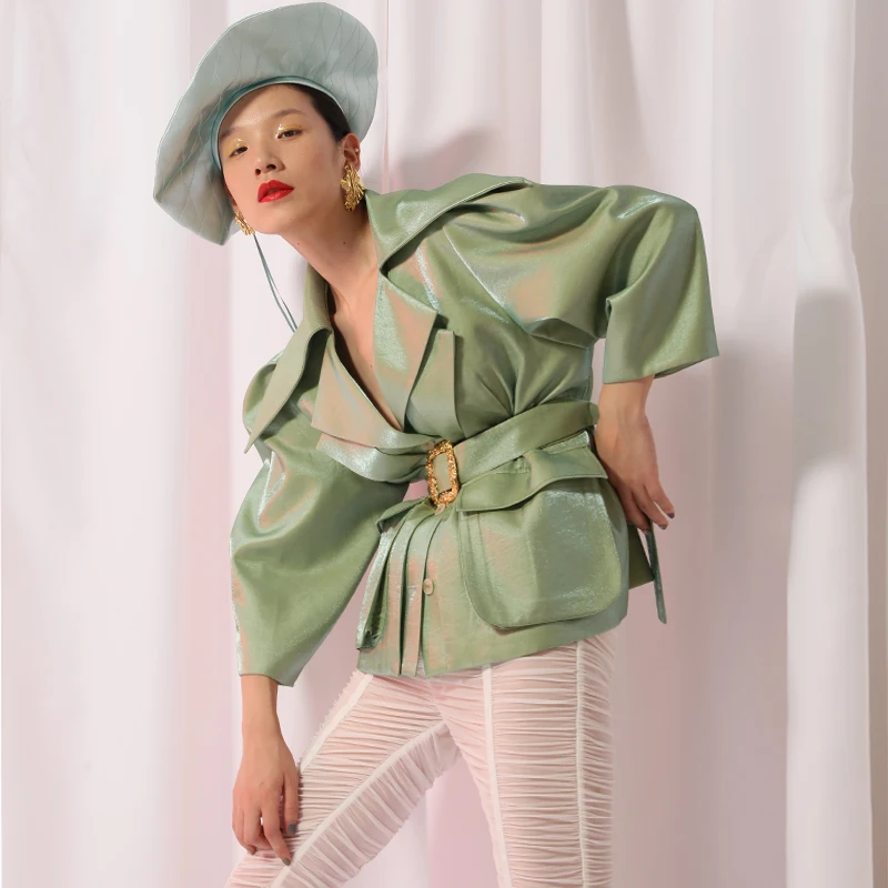 Spring autumn Fashion brand fake two pieces Pu leather jacket Ladies Street style motorcar PU Leather Jacket with belt wq2406
Spring autumn Fashion brand fake two pieces Pu leather jacket Ladies Street style motorcar PU Leather Jacket with belt wq2406