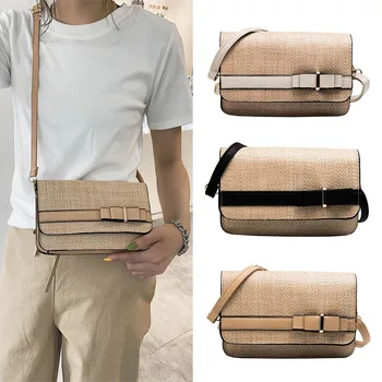 New Summer Casual bolsas feminina Women Beach Color Matching Woven hand Bag sac a main femme Burlap Square Bag Messenger Bag #C
New Summer Casual bolsas feminina Women Beach Color Matching Woven hand Bag sac a main femme Burlap Square Bag Messenger Bag #C