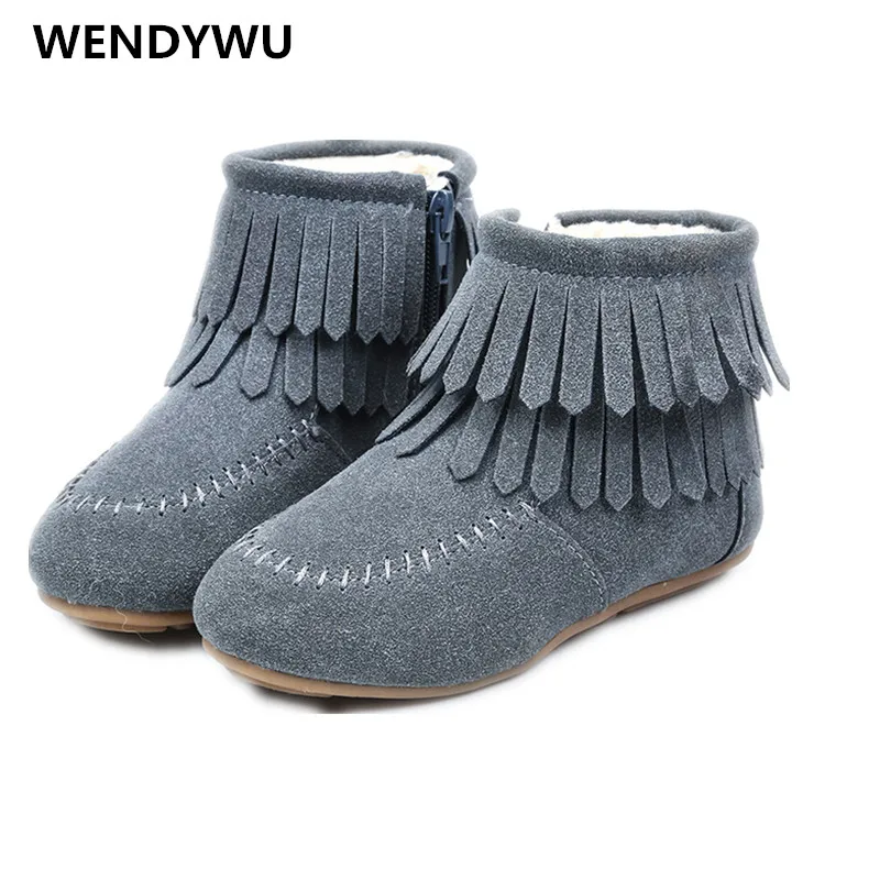 WENDYWU winter kids snow boots lambswool zip girls&boys boots fringe leather shoes princess warm boots size21-30 blue brown rose
WENDYWU winter kids snow boots lambswool zip girls&boys boots fringe leather shoes princess warm boots size21-30 blue brown rose