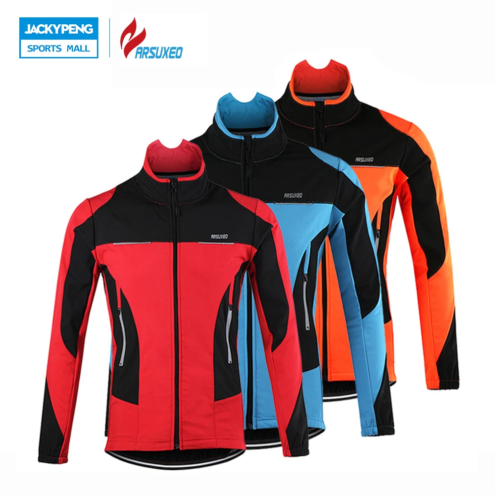 ARSUXEO Thermal Fleece Cycling Jacket Windproof Warmer Bike Jacket Sport Cycling Jersey Clothing Jacket Bicycle Sport Jacket Men
ARSUXEO Thermal Fleece Cycling Jacket Windproof Warmer Bike Jacket Sport Cycling Jersey Clothing Jacket Bicycle Sport Jacket Men