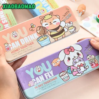 Korean Style Cute Candy Tinplate Pencil Case Multifunction Stationery Storage Organizer Bag School Supply Escolar Papelaria
Korean Style Cute Candy Tinplate Pencil Case Multifunction Stationery Storage Organizer Bag School Supply Escolar Papelaria